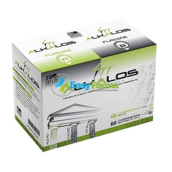 Alkalos Integratore Alimentare per L'equilibrio Acido-base 60+60 Compresse | Acquista Online su Farmaclick