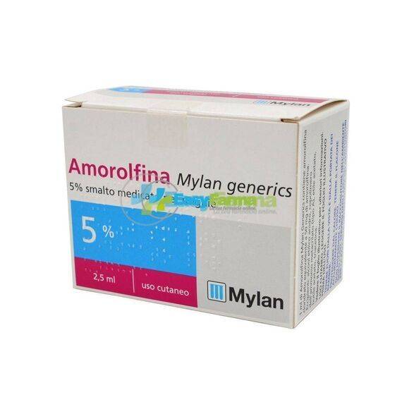 Amorolfina Mylan Generics 5% Smalto Medicato per Unghie 2,5 Ml | Acquista Online su Farmaclick