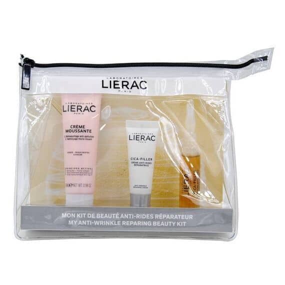 Lierac My Anti Wrinkle Reparing Beauty Kit Crema Mousse Struccante 30 Ml + Cica Filler Crema Anti Rughe Riparatrice 10 Ml + Cica Filler Siero Anti Rughe Riparatore 10 Ml | Acquista Online su Farmaclick