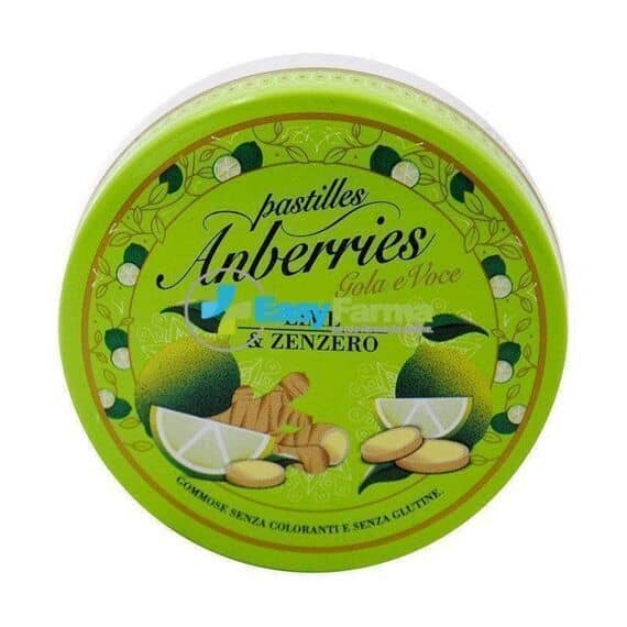 Anberries Pastiglie Lime & Zenzero Beneficio per L'organismo Senza Glutine 55 G | Acquista Online su Farmaclick