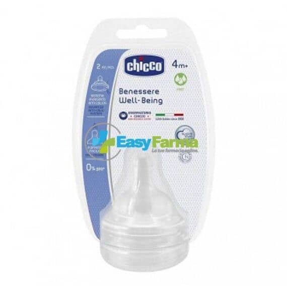 Chicco Tettarella Benessere 0m+ Normal Silicone 2 Pz | Acquista Online su Farmaclick