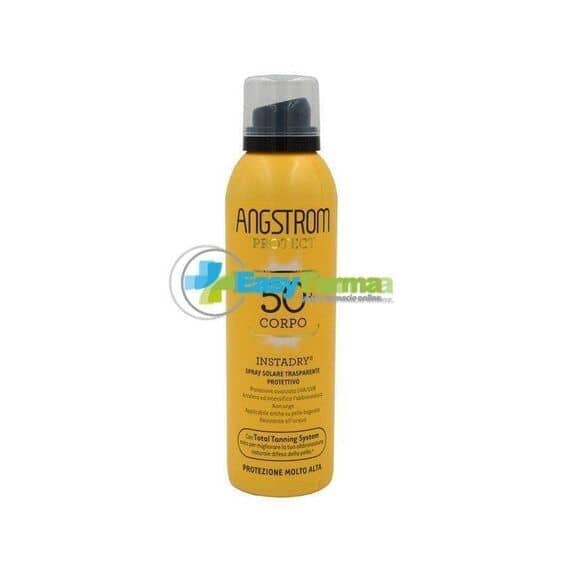 Angstrom Protect Instadry Spray Solare Trasparente Protettivo Spf 50 150 Ml | Acquista Online su Farmaclick