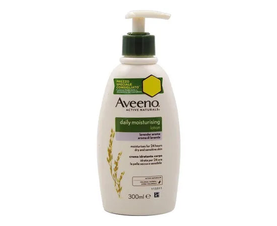Aveeno Daily Moisturising Körperlotion mit Lavendel, 300 ml