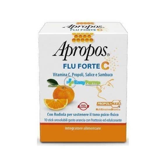 Apropos Flu Forte C Integratore Alimentare 10 Stick | Acquista Online su Farmaclick