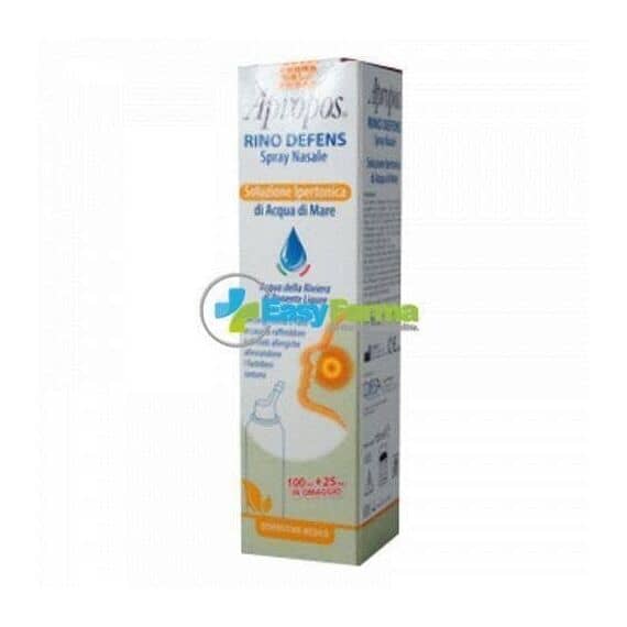 Apropos Rino Defence Spray Nasale Soluzione Ipertonica 125 Ml | Acquista Online su Farmaclick