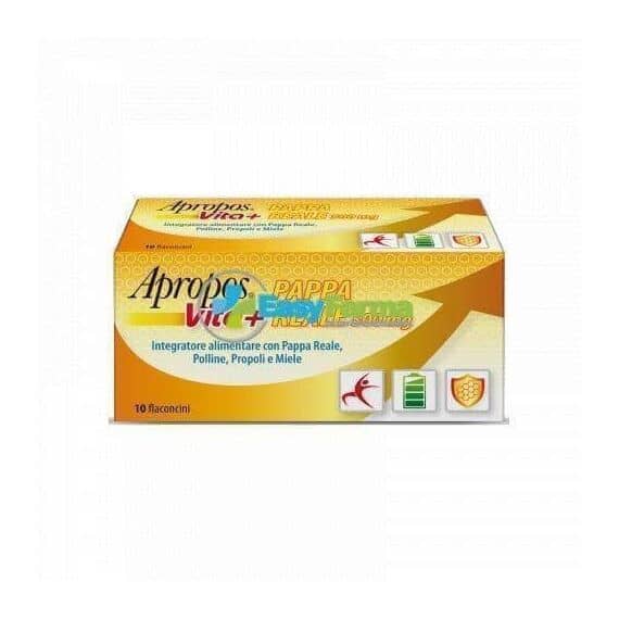 Apropos Vita + Pappa Reale 500 Mg 10 Flaconcini da 10ml | Acquista Online su Farmaclick