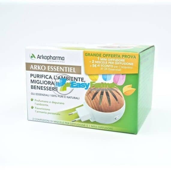 Arkopharma Arko Essentiel Purifica Ambiente 2 Confezioni di Miscele per Diffusione e 1 Mini Diffusore | Acquista Online su Farmaclick