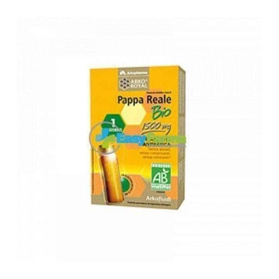 Arkopharma Arko Royal Integratore di Pappa Reale Bio 1500 Mg 10 Flaconcini | Acquista Online su Farmaclick