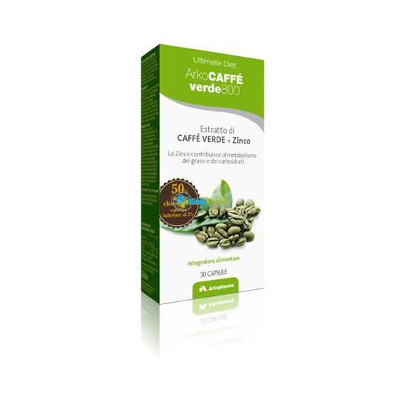 Arkopharma Arkocaffã¨ Verde 800 30 Capsule | Acquista Online su Farmaclick