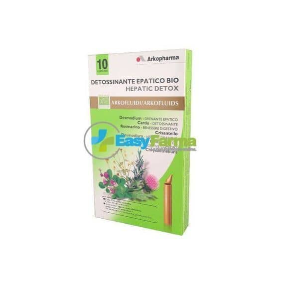 Arkopharma Arkofluidi Detossinante Epatico Bio Integratore Alimentare 10 Unidose | Acquista Online su Farmaclick