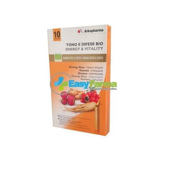 Arkopharma Arkofluidi Tono e Difese Bio Integratore Alimentare 10 Unidose | Acquista Online su Farmaclick