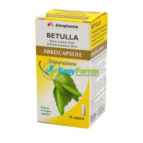 Arkopharma Betulla Integratore Alimentare Drenante 45 Capsule | Acquista Online su Farmaclick