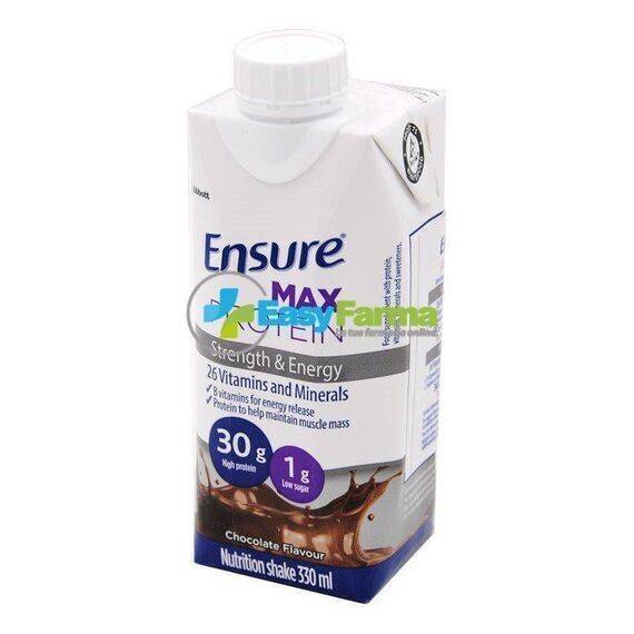Ensure Max Protein Integratore Alimentare Proteico e Multivitaminico 330 Ml Gusto Cioccolato | Acquista Online su Farmaclick