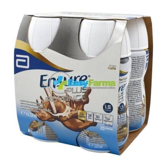 Abbott Ensure Plus Advance Supplemento Alimentare Ipercalorico e Iperproteico per il Recupero di Forza e Massa Muscolare Gusto Caffã¨ 4x220 Ml | Acquista Online su Farmaclick