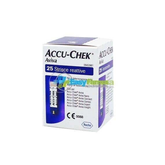 Accu Chek Aviva 25 Strisce Reattive | Acquista Online su Farmaclick