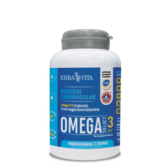 Erbavita Omega Select 3 Uhc 120 Perle - Benessere Cardiovascolare | Acquista Online su Farmaclick