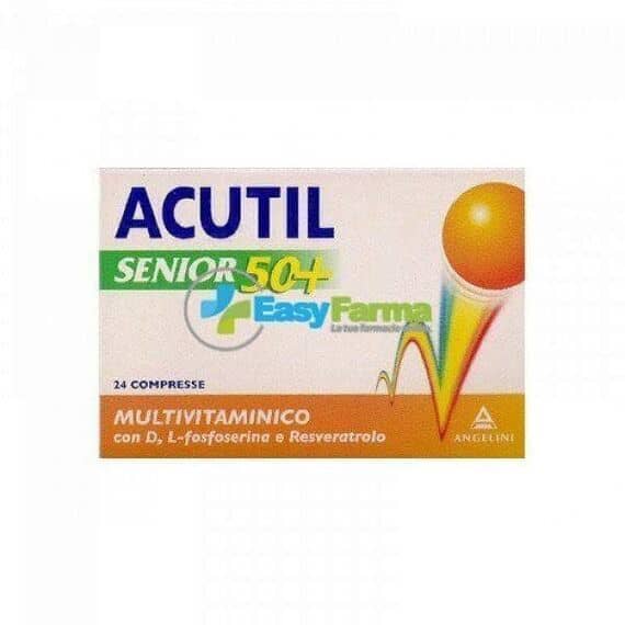 Acutil Multivitaminco Senior 50+ 24 Compresse | Acquista Online su Farmaclick