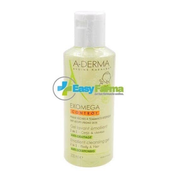 Aderma Exomega Control Baby Gel Detergente Emolliente Viso Corpo e Capelli 200 Ml | Acquista Online su Farmaclick