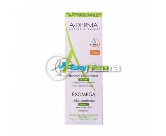 Aderma Exomega Latte Emolliente Fluido 200 Ml