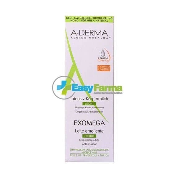 Aderma Exomega Latte Emolliente Fluido 200 Ml | Acquista Online su Farmaclick