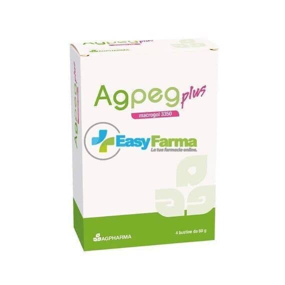 Agpeg Plus 4 Bustine da 60 G di Macrogol 3350 | Acquista Online su Farmaclick