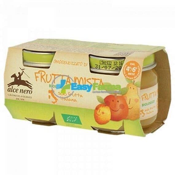 Alce Nero Omogeneizzato di Frutta Mista Biologico 2 X 80 G | Acquista Online su Farmaclick