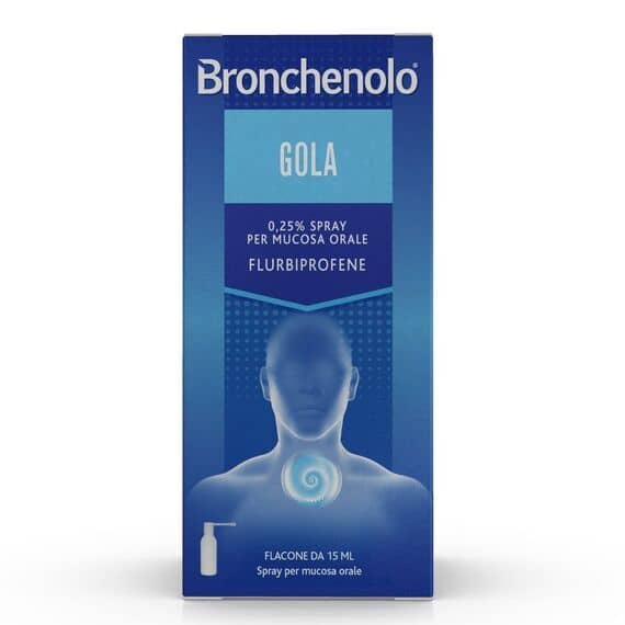 Bronchenolo Gola Spray 0,25% per Mucosa Orale 15 Ml | Acquista Online su Farmaclick