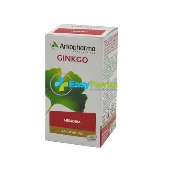 Arkopharma Ginkgo Integratore Alimentare per la Memoria 45 Arkocapsule | Acquista Online su Farmaclick