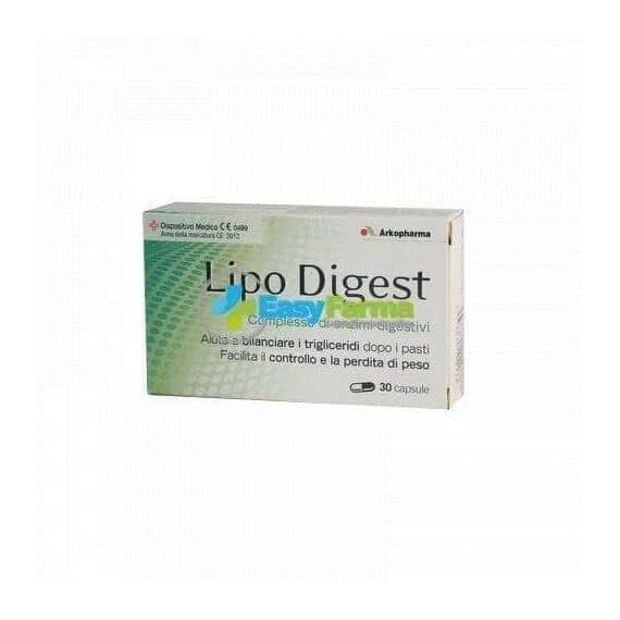 Arkopharma Lipo Digest Complesso di Enzimi Digestivi 30 Capsule | Acquista Online su Farmaclick