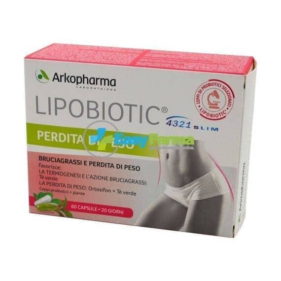 Arkopharma Lipobiotic 4321 Slim Perdita di Peso 60 Capsule | Acquista Online su Farmaclick