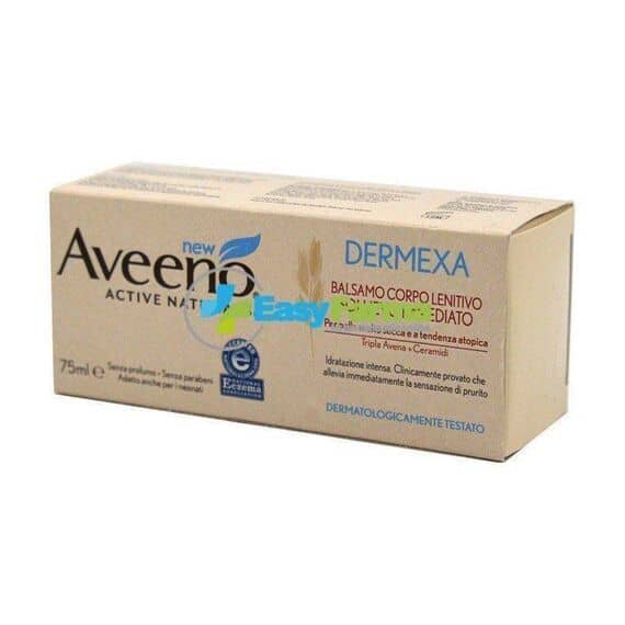 Aveeno Dermexa New Balsamo Corpo Lenitivo Sollievo Immediato 75 Ml | Acquista Online su Farmaclick