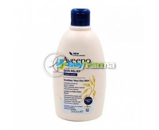 Aveeno Skin Relief Bagno Doccia Senza Profumo 500 Ml