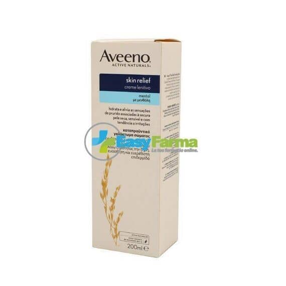 Aveeno Skin Relief Crema Idratante Lenitiva Al Mentolo 200 Ml | Acquista Online su Farmaclick