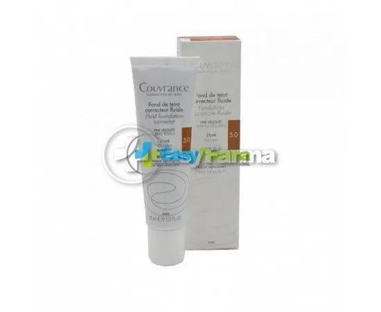 Avene Couvrance Fondotinta Correttore Fluido Spf 20 Effetto Vellutato 30 Ml Dorato 5.0