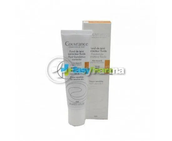 Avene Couvrance Fluid Foundation Corrector SPF 20 Velvety Effect 30 ml Honey 4.0
