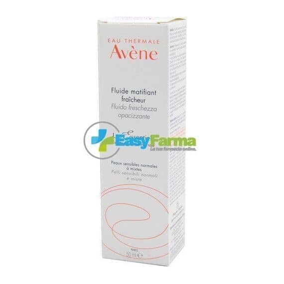 Avene Eau Thermale Fluido Freschezza Opacizzante Pelli Sensibili Normali e Miste 50 Ml | Acquista Online su Farmaclick