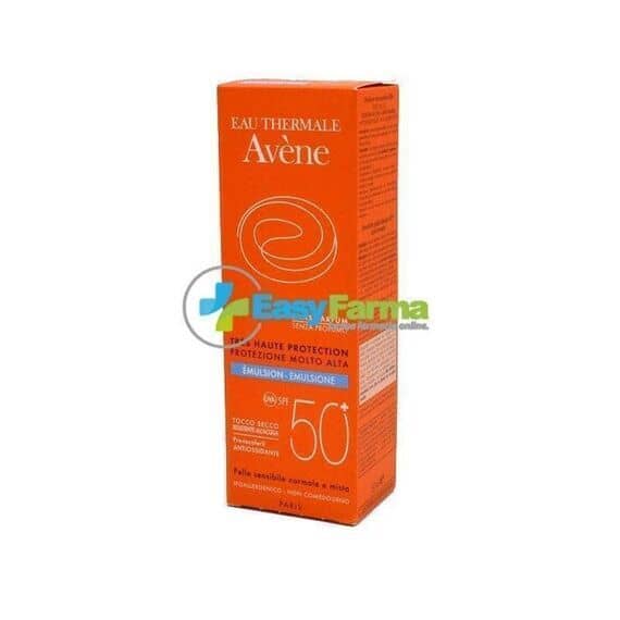 Avene Emulsione Solare Senza Profumo Spf 50 Pelle Sensibile Normale e Mista 50 Ml | Acquista Online su Farmaclick