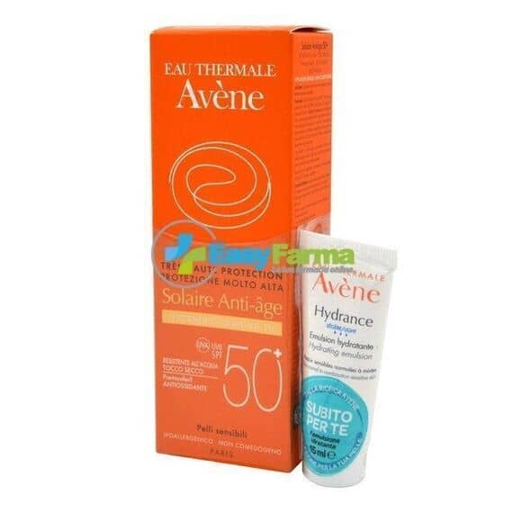 Avene Solare Kit Crema Anti Eta Spf 50+ 50 Ml + Hydrance Emulsione Leggera 15 Ml | Acquista Online su Farmaclick