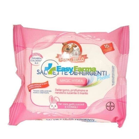 Bayer 15 Salviette Detergenti per Cani e Gatti | Acquista Online su Farmaclick