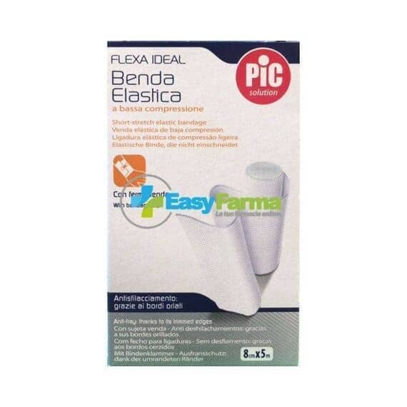 Benda Elastica 8cmx5m con Fermabenda | Acquista Online su Farmaclick