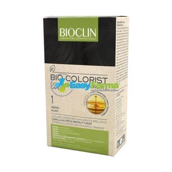 Bioclin Bio Colorist Colorazione Permanente Capelli con Olio di Argan Biologico 1 Nero | Acquista Online su Farmaclick