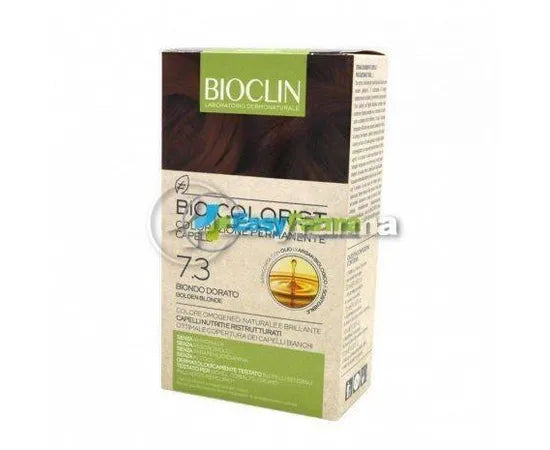 Bioclin Bio Colorist Dauerhafte Haarfarbe mit Bio-Arganöl 7.3 Goldblond