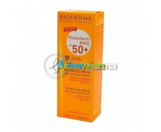 Bioderma Photoderm Max Spf 50+ Aquafluide Tinta Dorata 40 Ml