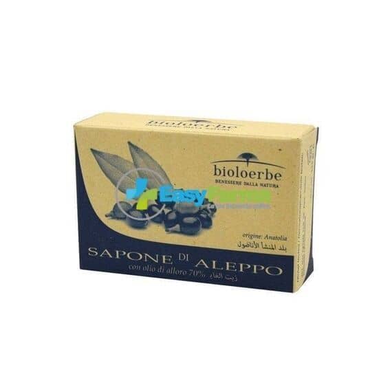 Bioloerbe Sapone di Aleppo con 70 % di Olio di Alloro 125 G | Acquista Online su Farmaclick