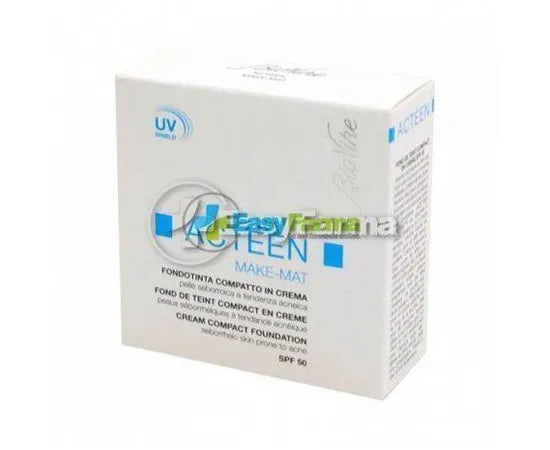Bionike Acteen Make Mat Fondotinta Compatto In Crema 01 Light 9 Ml