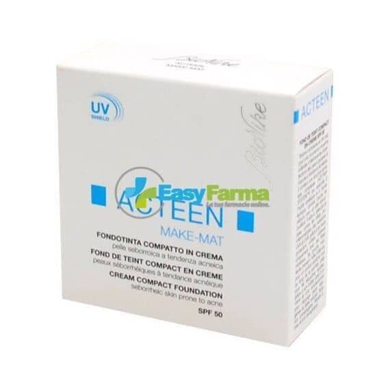 Bionike Acteen Make Mat Fondotinta Compatto in Crema 03 Dark | Acquista Online su Farmaclick