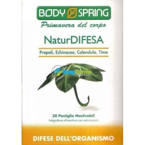 Body Spring Naturdifesa 30 Pastiglie Masticabili Contro il Mal di Gola | Acquista Online su Farmaclick