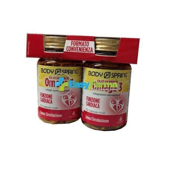 Body Spring Olio di Pesce Omega 3 per il Metabolismo Lipidico 50+50 Capsule | Acquista Online su Farmaclick