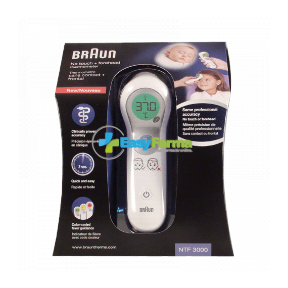 Braun Termometro 2in1 Frontale Senza Contatto Ntf 3000 | Acquista Online su Farmaclick