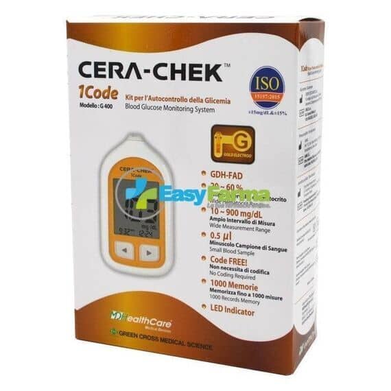 Cera Chek 1 Code G 400 Kit per Autocontrollo della Glicemia | Acquista Online su Farmaclick